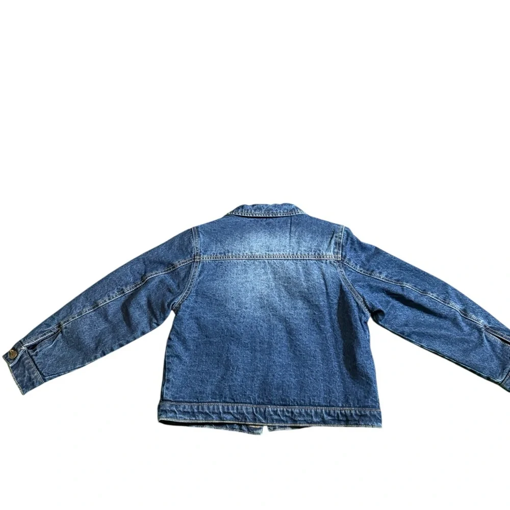John Deere Blue Denim Kids Jacket - Picture 6 of 8
